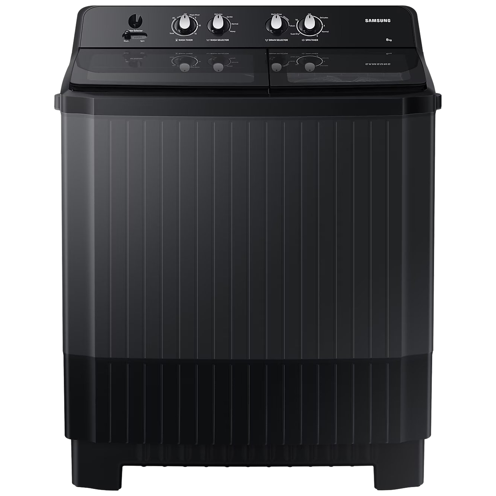 Buy SAMSUNG 8 Kg 5 Star Semi Automatic Washing Machine With Hexa Storm ...